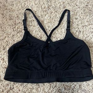 NEW Condition (unworn) black Mimi Maternity cross-back nursing bra in size M